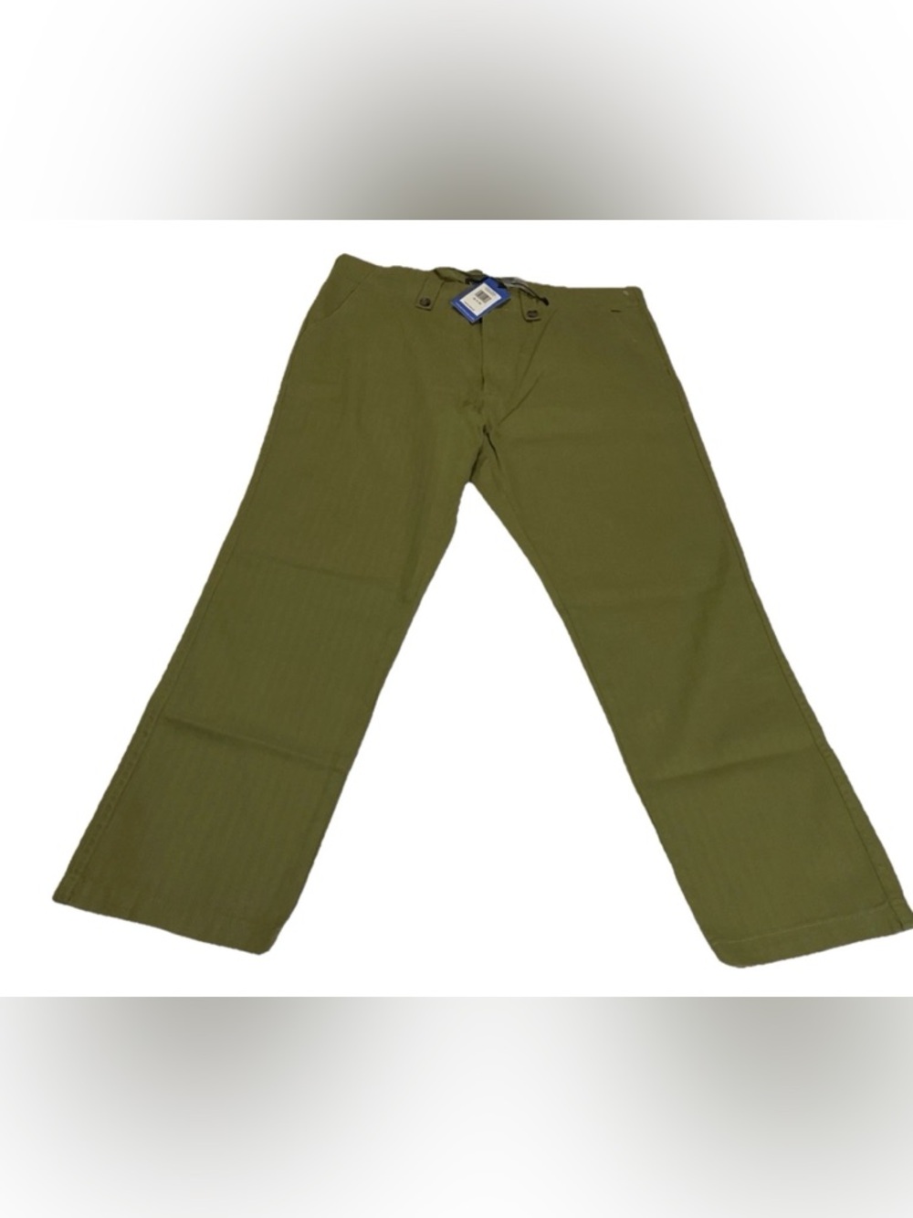 Vince Camuto The Weekend Pant Martini Olive Men's 36X30 Cotton Chinos New $118